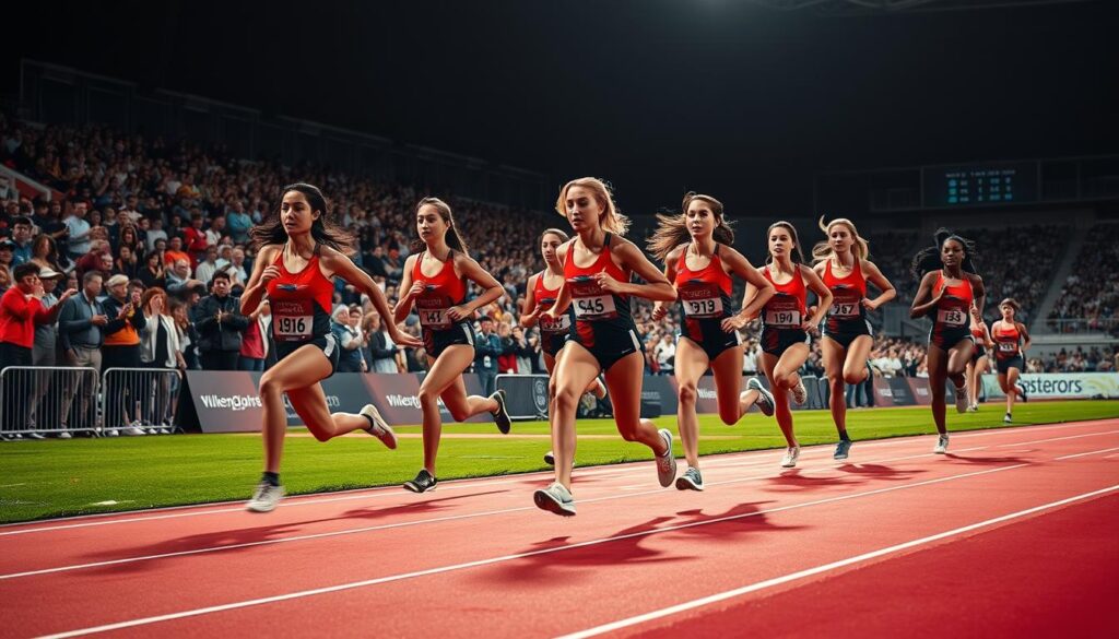 perlombaan atletik perempuan