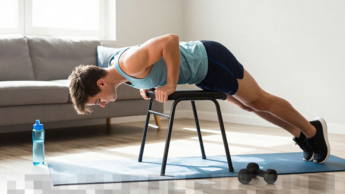 Latih Otot Trisep di Rumah: Efektif dengan Kursi Saja